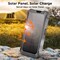 Portable Power Bank w/ Wireless Charging, Built-in 4 Cables, Solar Panel, 20000mAh Battery, IP65 Waterproof, Dustproof, Dual LED Flashlight, Great for iPhone, Samsung, Smart Phones